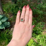 14k Rose Gold Custom Bi-Color Genuine Natural Tourmaline Ring Harry Roa (#J7311)