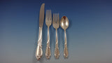 Rhapsody by International Sterling Silver Flatware Service For 12 Set 80 Pieces