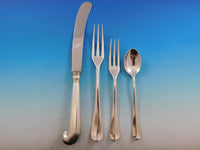 Queen Anne Williamsburg by Stieff Sterling Silver Flatware Set 12 Dinner 74 pcs