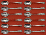 Old Maryland Engraved by Kirk Sterling Silver Place Soup Spoon Set of 12 7 3/8"