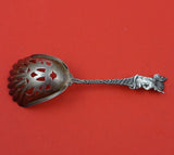 Watson Sterling Silver Almond Scoop with Winged Cherub 4 3/4" Serving Figural