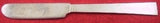 Continental by International Sterling Silver Butter Spreader Flat Handle 5 3/4"