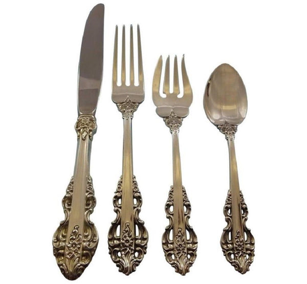 El Greco by Reed and Barton Sterling Silver Flatware Service For 8 Set 39 Pieces