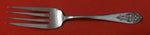 Pendant of Fruit by Lunt Sterling Silver Cold Meat Fork 7 1/2"