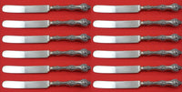 Old Orange Blossom by Alvin/Gorham Sterling Silver Dinner Knife blunt Set of 12