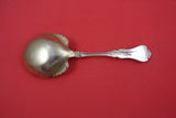 Violet by Whiting Sterling Silver Preserve Spoon w/ design in bowl GW 7 1/4"
