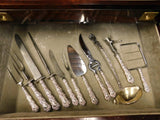 Imperial Chrysanthemum Gorham Sterling Silver Flatware Set Service 416 pc Chest