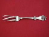 Strawberry by Durgin Coin Silver Regular Fork 7 1/8"