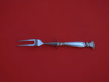 Romance of the Sea by Wallace Sterling Silver Steak Carving Fork HHWS 9 3/4"