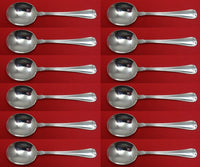 Old French by Gorham Sterling Silver Cream Soup Spoon Set 12 pieces 6"