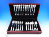 Trifid by James Robinson Sterling Silver Flatware Dinner Service 12 Set 60 pcs