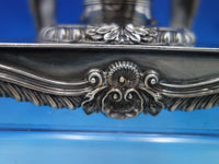 Peau de Lion Silverplate Epergne Four Arms No Bowls No Marks (#6615)