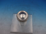 Foster & Bailey Sterling Silver and Glass Dresser Jar #1779 Dented Chip (#6636)