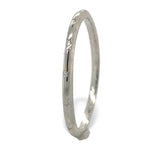 18k White Gold Wedding Band Ring Dated 1930 Size 7.25 Jewelry (#J7281)