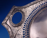 Russian 84 Silver Assay A. Yashinkov Tea Tray Handles Leaves Acorns Vines #8573