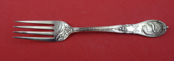 Zodiac By Gorham Sterling Silver Tea Fork "Pisces" February 5 3/4"