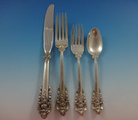 Grande Baroque by Wallace Sterling Silver Flatware Set Service 24 Pieces