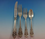 Grande Baroque by Wallace Sterling Silver Flatware Set Service 24 Pieces
