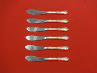 Les Cinq Fleurs by Reed & Barton Sterling Trout Knife Set 6pc. HHWS Custom