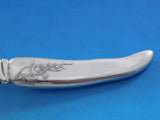 Lap Over Acid Etched by Tiffany Sterling Silver Fish Knife Sea Grasses 7 7/8"