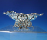 English Sterling Silver Sweet Meat Dish Pair with Bows and Flowers (#5357)