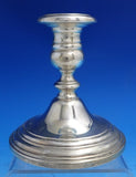 Old French by Gorham Sterling Silver Candlestick Pair #659 4 3/8"x4 7/8" (#8608)