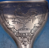 Wm Kerr Sterling Silver Wine Funnel Rooster Holding Glass #53 4.75" (#8385)