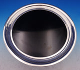 Tuttle Sterling Silver and Melamine Tray Round #449 10" (#8575)