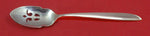 Silver Rhythm by International Sterling Silver Olive Spoon Pierced 5 3/4" Custom