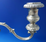Victoria by Fisher Sterling Silver Candelabra Pair 3-Light #350 Heavy (#5835)