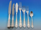 Barocco by Zaramella Argenti Italy 800 Silver Flatware Set Dinner 113 pieces