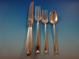 Leonore by Manchester Sterling Silver Flatware Set For 12 Service 90 Pcs