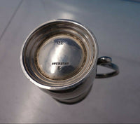 Currier and Roby Sterling Silver Cordial Cup Stein Style 1 1/4" x 1 3/4" (#5135)