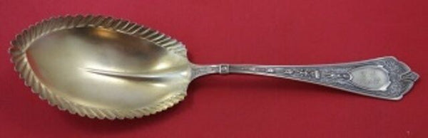 Cleopatra by Schulz and Fischer Sterling Berry Spoon GW w/Ridge Pie Edge 9"