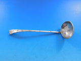 Lap Over Edge Acid Etched by Tiffany Sterling Sauce Ladle Dandelions Floral 7"