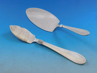 Baronesse by Jens Andersen Sterling Silver Flatware Set Service Danish 46 pcs