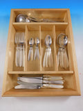 Dolphin by Frigast Denmark Sterling Silver Flatware Service Set 34 pieces