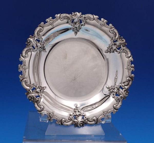 Grande Baroque by Wallace Sterling Silver Wine Coaster #5522 3/4" x 6" (#8025)