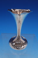 Pond Lily by William Kerr Sterling Silver Vase Art Nouveau 4" (#7709)