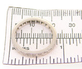 18k White Gold Genuine Natural Diamond Eternity Band (#J3953)