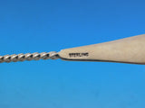 Brite-Cut by Unknown Sterling Silver Flat Handle Butter Spreader Twist Handle