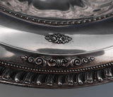 Rose Point by Wallace Sterling Silver Fruit Bowl Wavy #4611-9 11 5/8" (#0588)