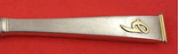 Gold Cipher by Gorham Sterling Silver Butter Spreader HH Mod 6 3/8" Applied Mono