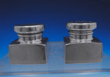 Gorham Sterling Silver Salt and Pepper Shaker Set 2pc #425 1  1/2" (#0243)