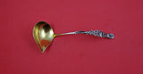 Pattern Unknown by Shiebler Sterling Sauce Ladle GW w/spout & vine motif 5 1/2"