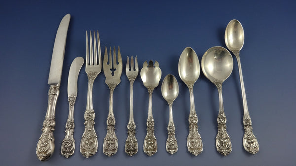 Francis I by Reed & Barton Sterling Silver Flatware Set 8 Service Old 87 Pieces
