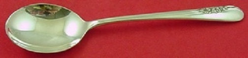 Blossom Time by International Sterling Silver Cream Soup Spoon 6 1/2" Flatware
