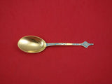 Number 370 by Gorham Sterling Silver Sherbet Spoon Vermeil with Enamel 5 1/4"
