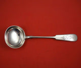 Russian Sterling Silver Soup Ladle Massive 8.1 ozt. 12" Serving Silverware