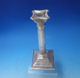 Georgian by B.G. Sterling Silver Candlestick 10" x 3 3/4" Weighted (#5762)